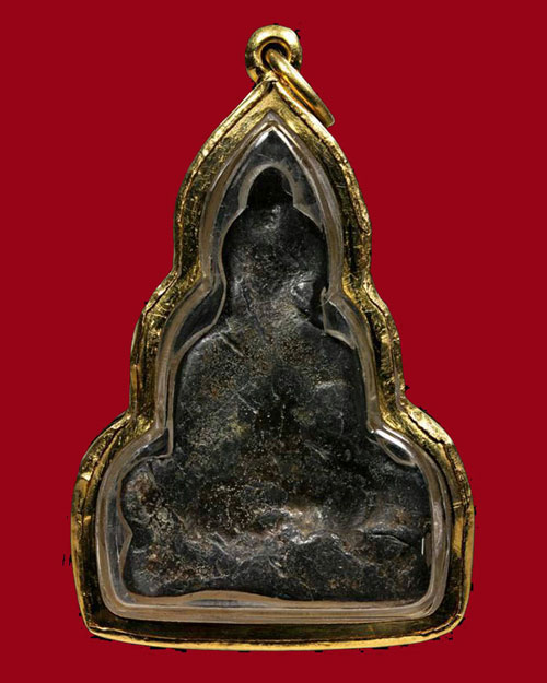 พระท่ากระดาน กรุเก่าศรีสวัสดิ์ พิมพ์ใหญ่ เนื้อตะกั่วสนิมแดง จ.กาญจนบุรี