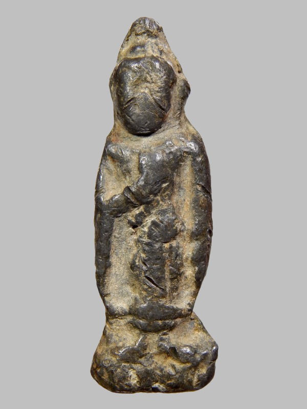 พระร่วงยืน สนิมแดง พิมพ์เล็ก เก่าจัดไม่ทราบที่ 