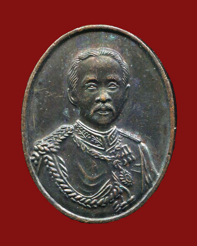 ถูกสุด สะดุดใจ...เหรียญรัชกาลที่ 5 วัดนิเวศธรรมประวัติ จ.พระนครศรีอยุธยา ปี 2542 เนื้อทองแดง สวยเดิม