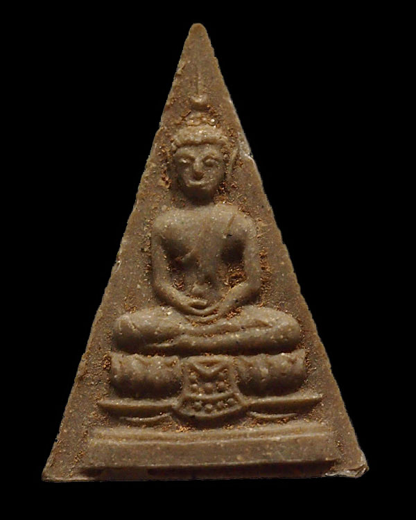 พระพิมพ์เศียรแหลม วัดสามปลื้ม (วัดจักรวรรดิราชาวาส วรมหาวิหาร) จัดสร้างโดย จอมพลประภาส จารุเสถียร พ.