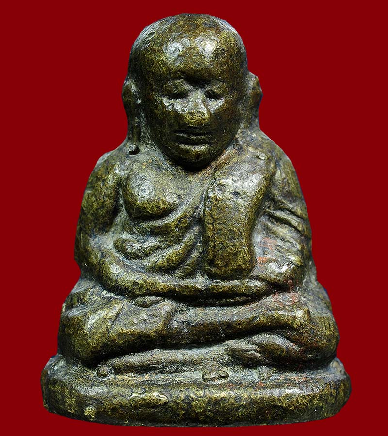 หลวงพ่อเงิน วัดบางคลาน จังหวัด พิจิตร รุ่นปืนแตก พิมพ์นิยม เศ ียรโต ปี ๒๕๒๘ (๔) 