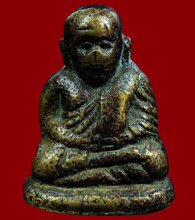 หลวงพ่อเงิน วัดบางคลาน จังหวัด พิจิตร รุ่นปืนแตก พิมพ์นิยม เศ ียรโต ปี ๒๕๒๘ (๔) 