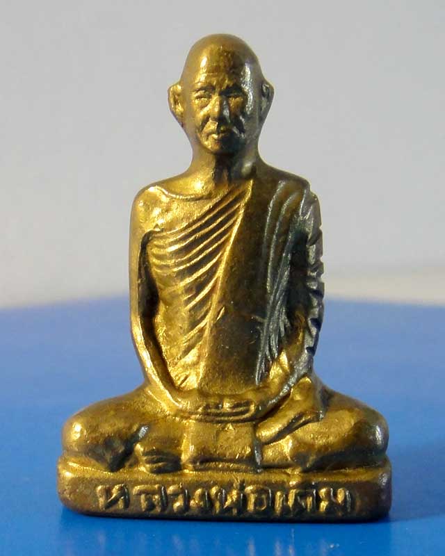 รูปเหมือนปั๊มหลวงพ่อเดิม รุ่นเสาร์ 5 ปี36 จารใต้ฐาน กล่องเดิม