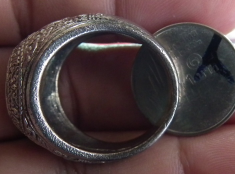 หลวงปู่หงษ์ สุรินทร์ แหวน ชุบเงิน