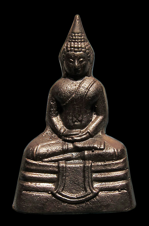 พระกริ่ง หลวงพ่อโสธร เนื้อทองแดงรมดำ (พิมพ์ใหญ่) วัดโสธรวรารามวรวิหาร ปี 2549 