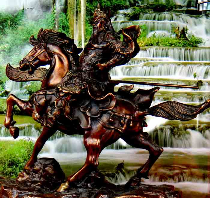 ***เทพเจ้ากวนอู ปางขี่ม้าศึก รุ่นชนะศึก***(ปางขี่ม้าเซ็กเชาว์ ถือง้าวมังกรเขียวรูปจันทร์เสี้ยว)เทพเจ