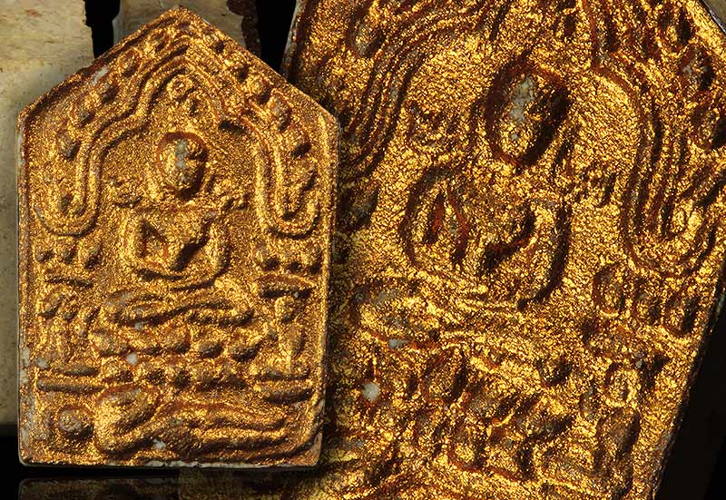 ขุนแผนพิมพ์เล็ก หลวงพ่อสาคร วัดหนองกรับ ปี2543