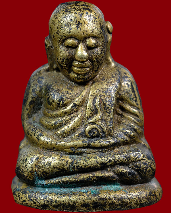 หลวงพ่อเงิน วัดบางคลาน ออก วัด ดงเสือเหลือง อ.โพธิ์ประทับช้าง จ.พิจิตร  หลว งพ่อเคลือบ จัดสร้างปี ๓๖