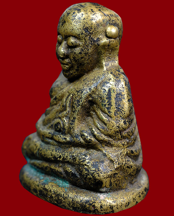 หลวงพ่อเงิน วัดบางคลาน ออก วัด ดงเสือเหลือง อ.โพธิ์ประทับช้าง จ.พิจิตร  หลว งพ่อเคลือบ จัดสร้างปี ๓๖