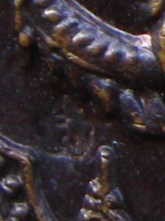 เหรียญเทวดาขี่สิงห์หลวงพ่อสาคร วัดหนองกรับ จ.ระยอง ปี2551 มีโค๊ต เนื้อทองแดงรมดำ สร้าง10,999เหรียญ