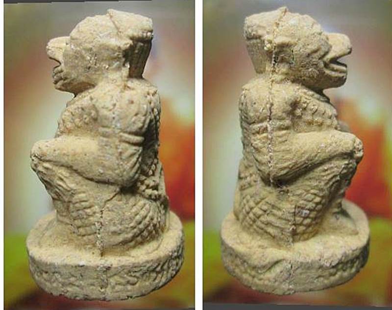 หนุมานหลวงปู่หมุน ออกวัดทรัพย์ลำใย ปี2543. เนื้อนิยมชมพูนุช สภาพสวยพร้อมกล่องเดิม