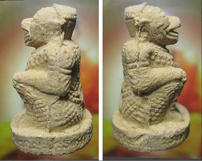 หนุมานหลวงปู่หมุน ออกวัดทรัพย์ลำใย ปี2543. เนื้อนิยมชมพูนุช สภาพสวยพร้อมกล่องเดิม