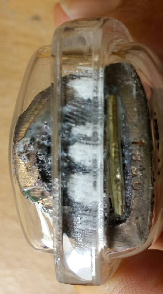 รูปหล่อปู่ฤๅษีสิงห์สมิงพราย เนื้อนวะโลหะขอมพันปี รุ่น 2 +ลูกอม ลป.กาหลง เคาะแรกแดง