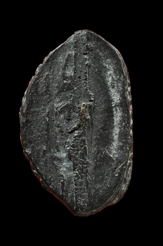 พระปิดตา หลวงปู่โต๊ะ วัดประดู่ฉิมพลี พิมพ์ตุ๊กตาเล็ก เนื้อผงใบลาน ปี 2521 มีบัตรรับรอง