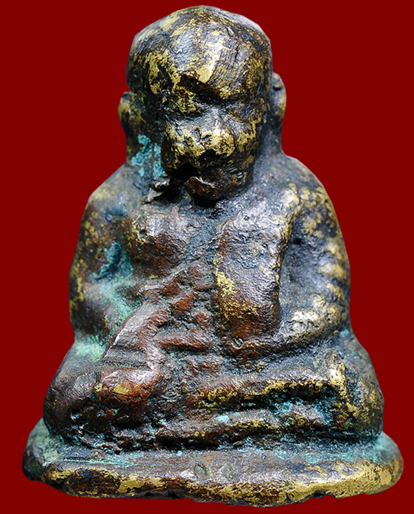 หลวงพ่อเงิน วัดบางคลาน จังหวัด พิจิตร รุ่นปืนแตก พิมพ์นิยม เศ ียรโต ปี ๒๕๒๘ (๒)