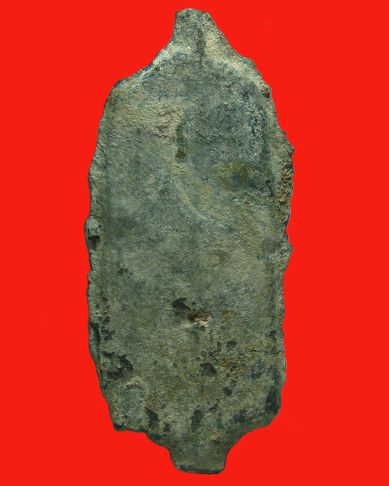 พระกรุวังเพิ่ม เนื้อชินเงิน พระร่วงยืน พิมพ์พนมมือ