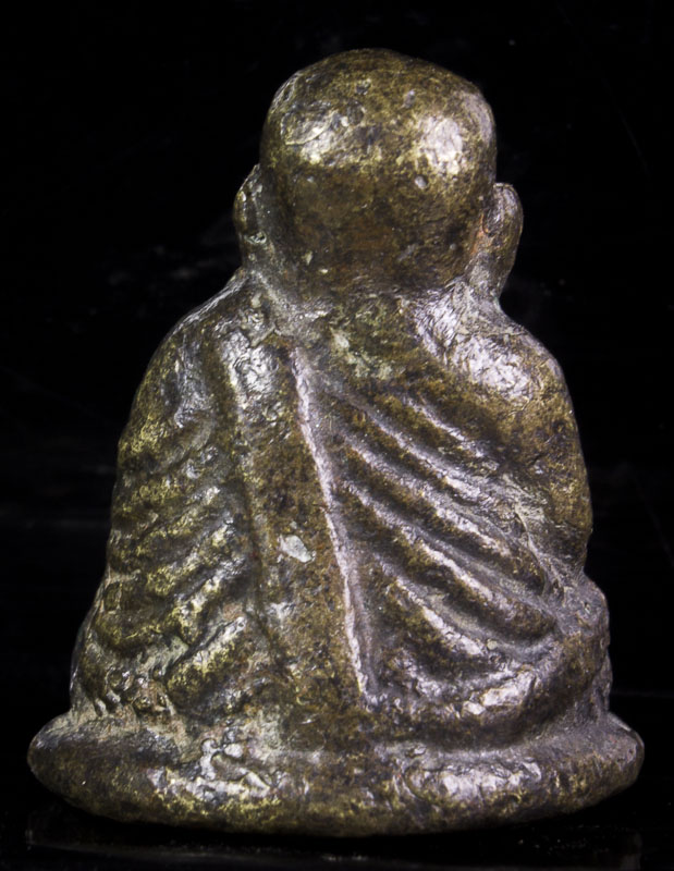 รูปหล่อหลวงพ่อเงิน วัดบางคลาน รุ่นปืนแตก ปี ๒๘ ออกวัดคงคาราม พิมพ์ไตรมาส เนื้อจัด รับประกันตามกฏ