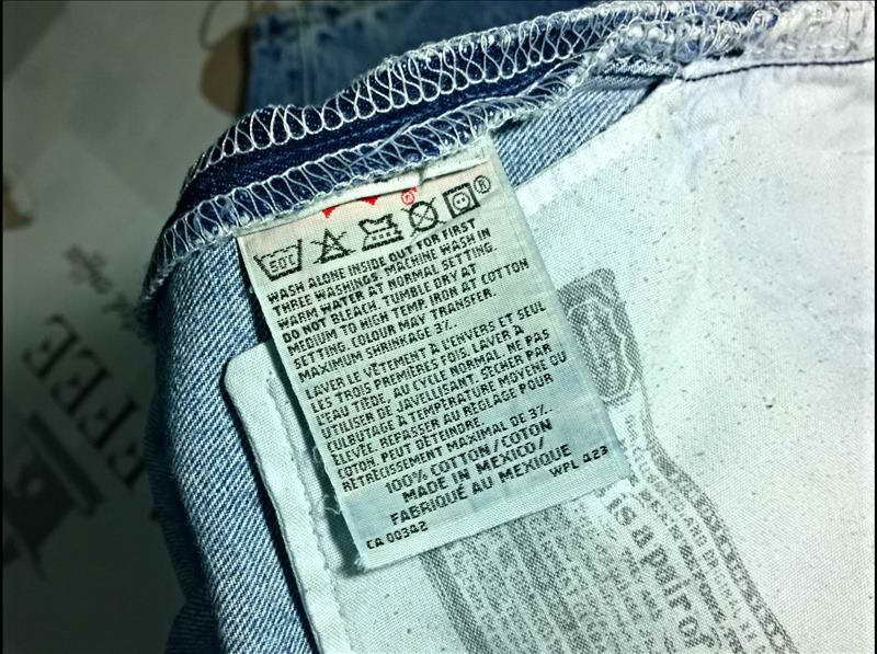 Levi's 501 Made In MEXICO W31 L30 เอววัดจริงได้ 32.5 นิ้ว ขายาว 41 นิ้ว