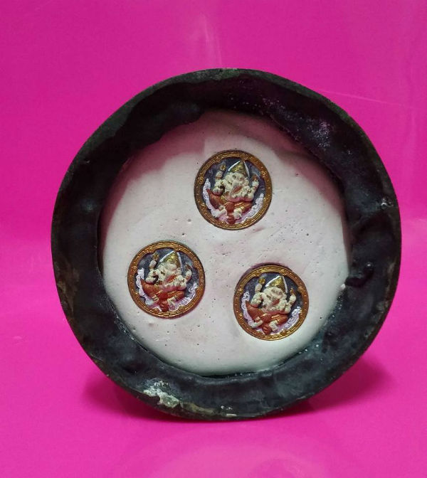 พระพิฆเนศ รุ่น ขอได้ดั่งใจหวัง เนื้อสนิมเขียว ขนาด 3 นิ้ว