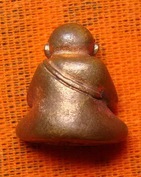 พระปิดตาปุ้มปุ้ย ชินบัญชร หลวงพ่อสาคร วัดหนองกรับ เนื้อทองแดง เลข ๑๗๕๓