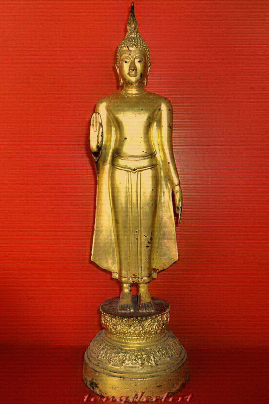 พระบูชาพระร่วงโรจนฤทธิ์ วัดพระปฐมเจดีย์ ปิดทอง หล่อหนา สวยมากค่ะ