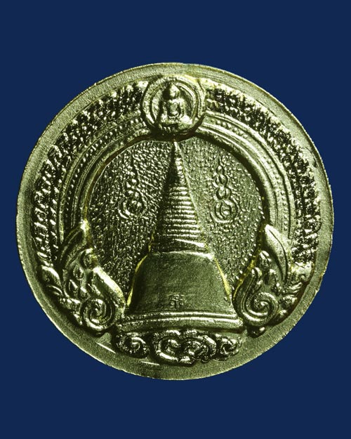 เหรียญจตุคามรามเทพ รุ่นรวยล้นฟ้า ชุบทอง มาพร้อมกล่องเดิม