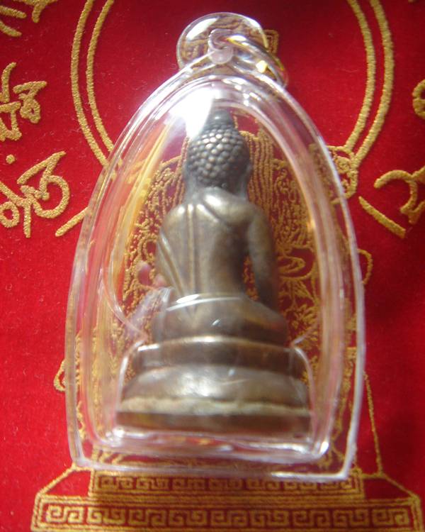 พระกริ่งชินบัญชรโลกนาถ ก้นอุดผงฝาทองแดง หลวงปู่บัว วัดศรีบุรพาราม เสก