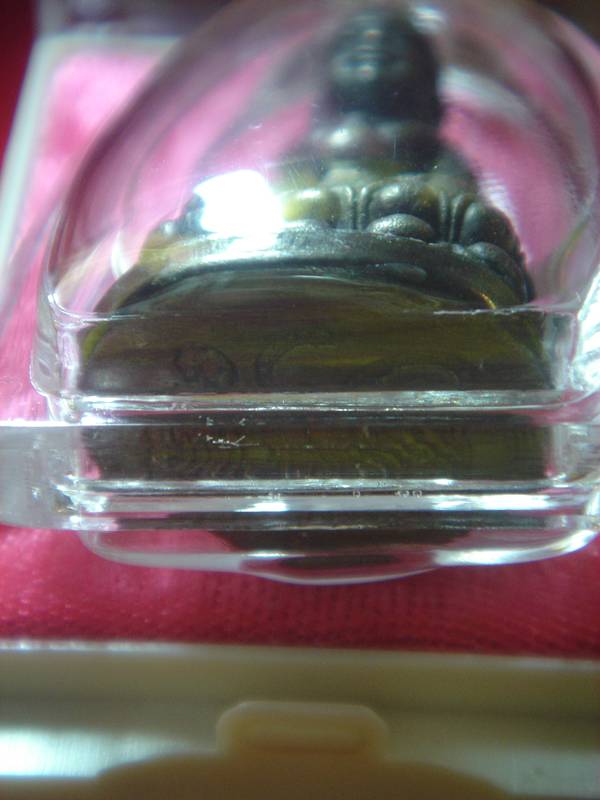 พระกริ่งชินบัญชรโลกนาถ ก้นอุดผงฝาทองแดง หลวงปู่บัว วัดศรีบุรพาราม เสก