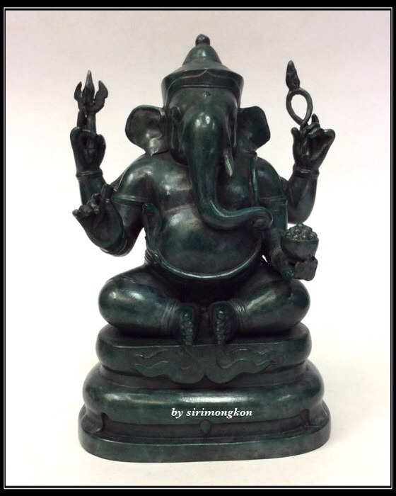 พระพิฆเนศ 65ปี คณะจิตรกรรมฯ ม.ศิลปากร เนื้อสำริด ขนาดบูชา สูง 6นิ้ว หน้าตัก 3นิ้ว ลำดับองค์พระ 1241