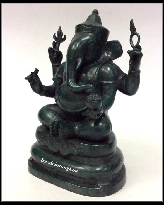 พระพิฆเนศ 65ปี คณะจิตรกรรมฯ ม.ศิลปากร เนื้อสำริด ขนาดบูชา สูง 6นิ้ว หน้าตัก 3นิ้ว ลำดับองค์พระ 1241