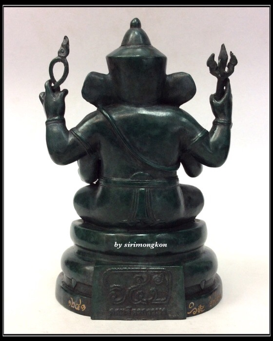 พระพิฆเนศ 65ปี คณะจิตรกรรมฯ ม.ศิลปากร เนื้อสำริด ขนาดบูชา สูง 6นิ้ว หน้าตัก 3นิ้ว ลำดับองค์พระ 1241