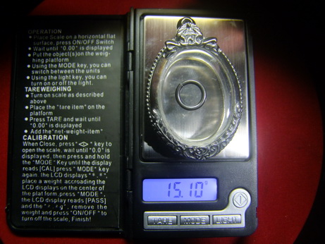 ตลับเงินลาย ภ.ป.ร. หนักใบละ 1 บาท ยกซุ้ม ข้างไข่ปลา