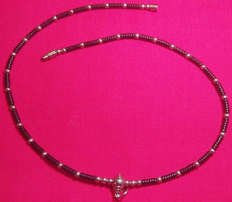 สร้อยกะลา พร้อมใช้ แบบ 1 ห่วง ขนาด 4มิล แต่งสวย เคาะเดียว