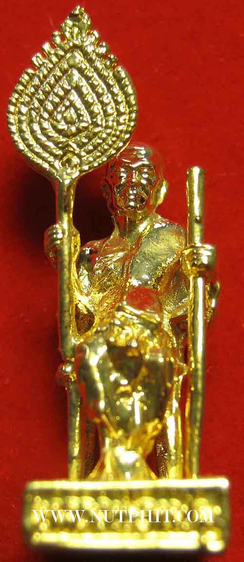 รูปหล่อหลวงพ่อแช่ม ปี ๒๕๓๕ วัดฉลอง ภูเก็ต+บัตรรับรองพระแท้*147