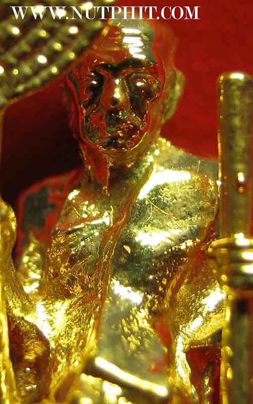 รูปหล่อหลวงพ่อแช่ม ปี ๒๕๓๕ วัดฉลอง ภูเก็ต+บัตรรับรองพระแท้*147