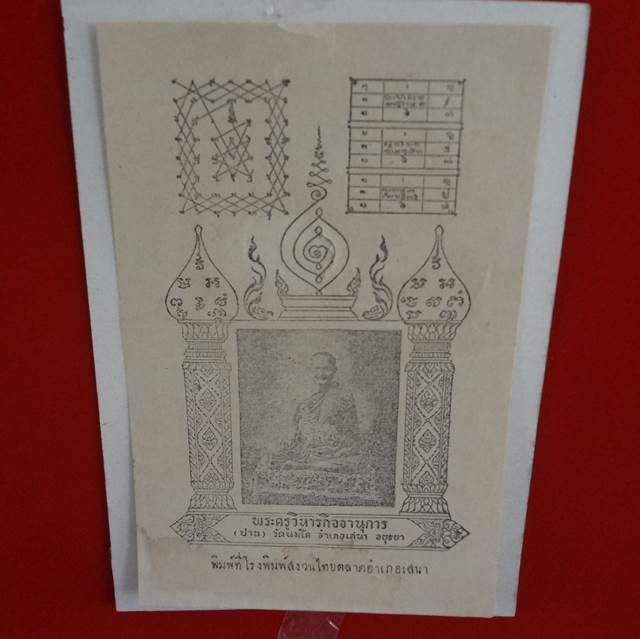 : รูปหลวงพ่อปาน วัดบางนมโคเก่ามาก กว้าง 4.2 นิ้ว ยาว 6.5 นิ้ ว