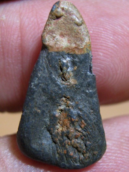 พระท่ากระดานน้อย กรุศาลเจ้า เนื้อตะกั่วสนิมแดง จ.ราชบุรี มาพร้อมบัตรรับรอง