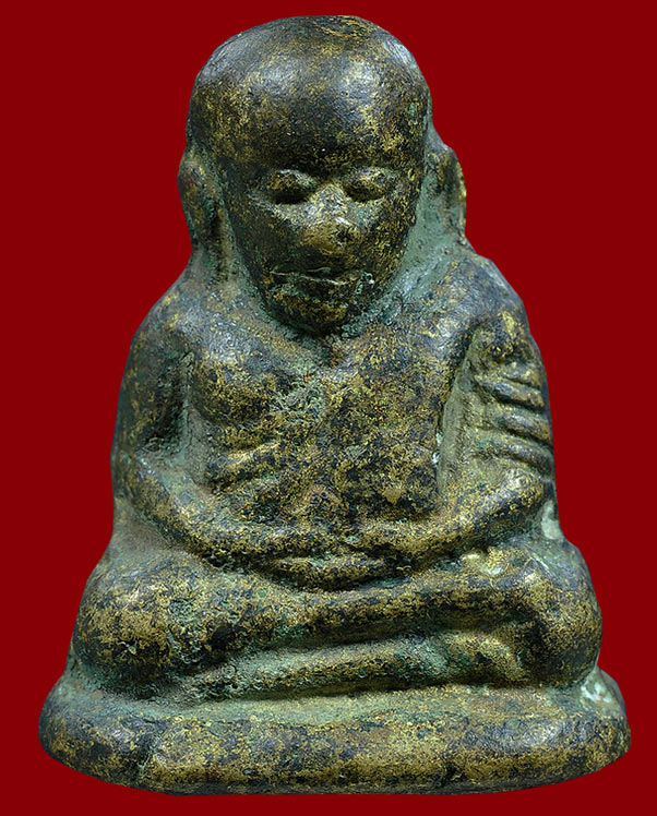 หลวงพ่อเงิน วัดบางคลาน จังหวัด พิจิตร รุ่นปืนแตก พิมพ์นิยม เศ ียรโต ปี ๒๕๒๘ (๑) 