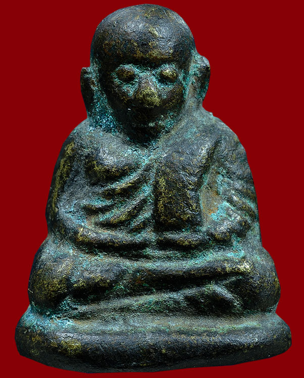 หลวงพ่อเงิน วัดบางคลาน จังหวัด พิจิตร รุ่นปืนแตก พิมพ์ไตรมาส ปี ๒๕๒๘ (๒) 