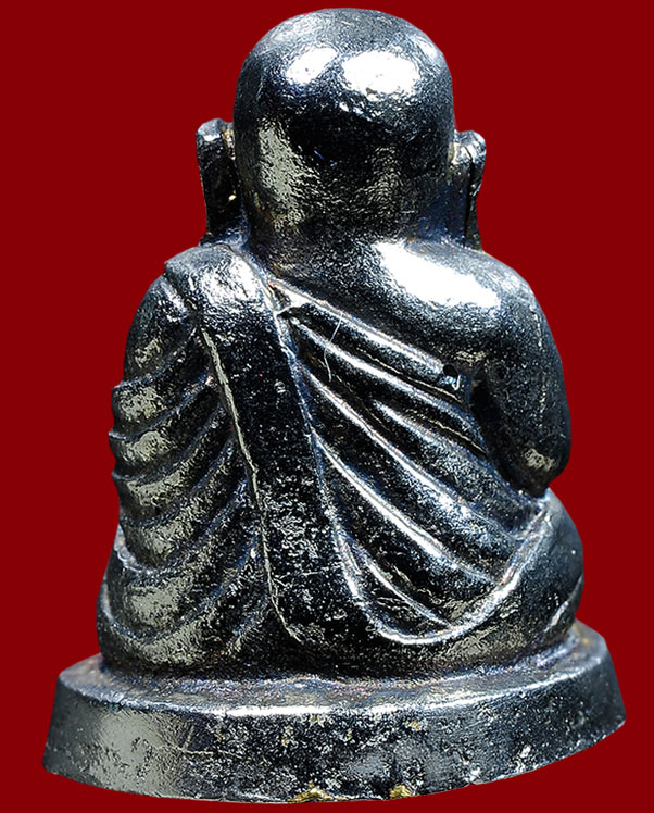 หลวงพ่อเงิน วัดบางคลาน จังหวัดพิจิตร  รุ่นสร้างสะพาน เนื้อชุบนิเกิล  ปี ๒๕๒๕