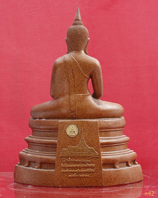 พระบูชาหลวงพ่อโสธ เนื้อกระเบื้องหลังคาโบสถ์ หน้าตัก 9 นิ้ว ออกวัดโสธรขนานแท้