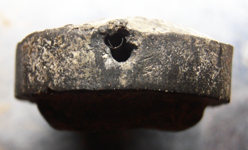 ปิดตาข้างอุ หลังยันต์ตรี ฝังตระกรุด หลวงปู่โต๊ะ ออกวัดศาลาครืน สวยครับ