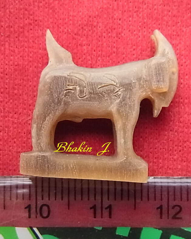 แพะเขาควายเผือก หลวงพ่อสิน วัดระหารใหญ่ ปี52 ขนาด  2X2 ซ.ม.สวยๆครับ 