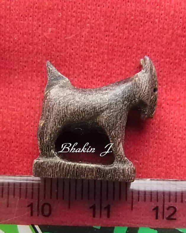 แพะเขาควายเผือก หลวงพ่อสิน วัดระหารใหญ่ ปี52 ขนาด  2X1.7 ซ.ม. ดำสวยๆครับ  สอบถามได้ ครับ ไลย์ไอดี tg