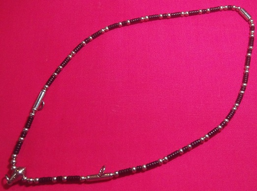 สร้อยกะลา พร้อมใช้ แบบ 3 ห่วง ขนาด 4มิล แต่งสวย เคาะเดียว