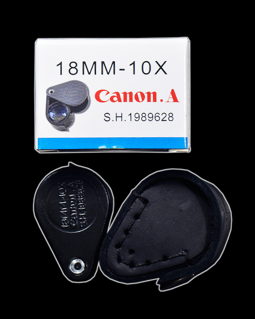 กล้องCanon .A รุ่นS.H.1989628 10X หน้าจอเลนต์18mm เลนส์ achromatic3 ชั้น+อุปกรณ์ครบ