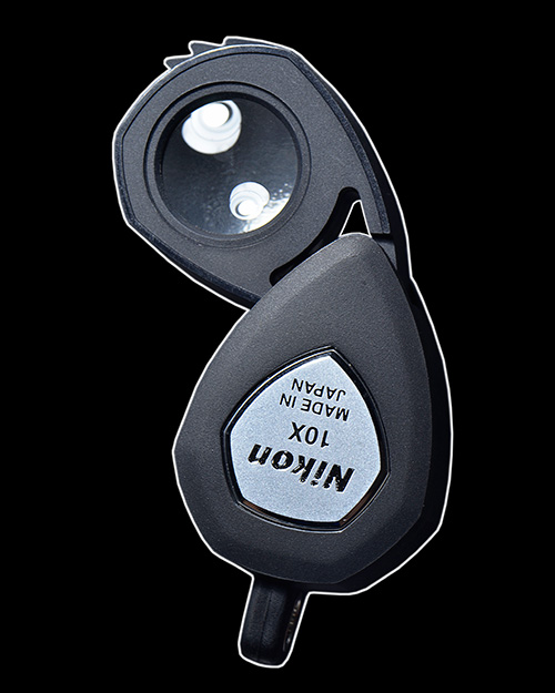 กล้องNikon Loupe 10X Made in  Japan ระบบรวมแสงXP เพื่อความคมชัด+อุปกรณ์ครบ