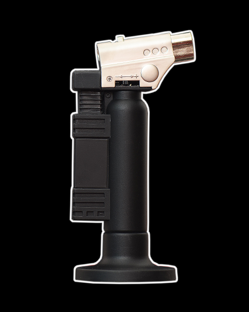 ปืนแก็สพ่นไฟ เติมแก็สได้ ใช้งานเลี่ยมกรอบกันน้ำ แกะพลาสติกกันน้ำออก ฯลฯ+อุปกรณ์ครบ