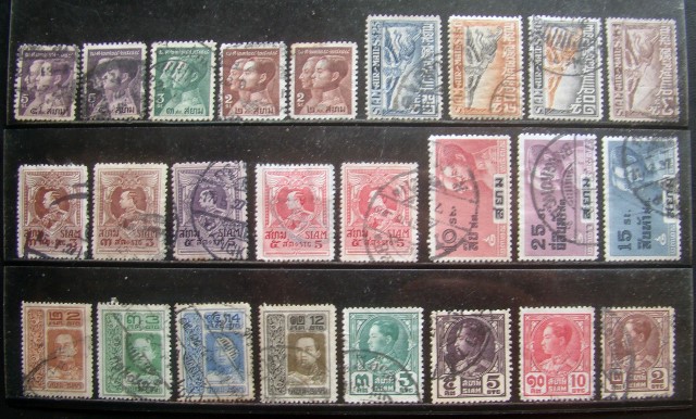 s785-รวมแสตมป์ ร.6-ร.7 จำนวน 25 ดวง ใช้แล้ว ราคาเบา น่าสะสมครับ