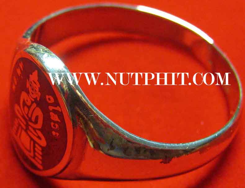 แหวนเงินลงถม ลพ.โสธร กล่องเดิม ๆ จากวัดโสธรฯ+ของแถม !!! *16